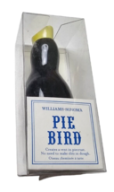 Williams Sonoma Retro Black Bird Pie Funnel Steam Vent Baking Tool NEW 2012 - £15.86 GBP