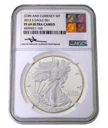 Moneta D'Argento Americana Eagle $1 2012-S e Valuta PF69 Ultra Cameo Mer... - $233.23