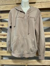 Mighty Fine The Energy You Put Into the World Hoodie Sweatshirt Woman's ... - $19.79