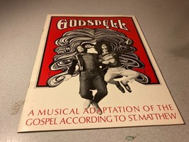 Vintage 1971 Godspell Musical Gospel According to the St Matthew Program - £11.79 GBP