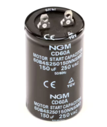 Waring CD60A, 60B4S250150NNSMD, Capacitor, Motor Start, 150 Uf, 250 V, 5... - €88,98 EUR