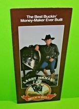 LARRY MAHAN Buck&#39;n Bull Original Sales Flyer Poster Bucking Bull Riding Mahan&#39;s - £19.47 GBP