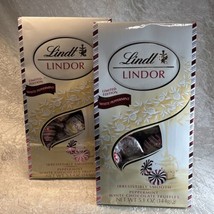 2 Bags - Lindt Lindor Peppermint White Chocolate Truffles 5.1oz BB 7/25 ... - £14.12 GBP