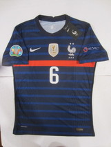 Paul Pogba #6 France Euro 20/21 Match Slim Blue Home Soccer Jersey 2020-2021 - $100.00