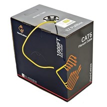 Cat6 Plenum Bulk Ethernet Cable 1000Ft (Cmp Rated) | Fluke Test Passed |... - £232.58 GBP