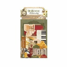 BO BUNNY NOTEWORTHY PACKS, CHIPBOARD, BRADS &amp; CHRISTMAS EMBELLISHMENTS-Y... - $168.40 MXN+