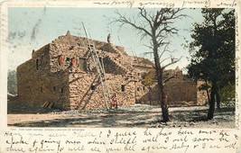 The Hopi House Grand Canyon People on House Postmarked 1906 UDB Postcard AZ R556 - £5.34 GBP