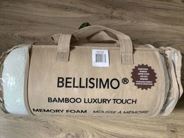 Bamboo Pillow Luxury Touch Memory Foam King Size Pillow 20&quot;x36&quot; NEW - £23.62 GBP