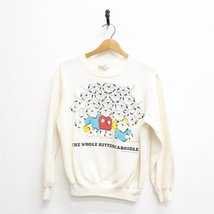 Vintage Kids The Whole Kittencaboodle Kitty Cat Sweatshirt Medium - £25.00 GBP