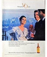 VO Seagram&#39;s Imported VO city life party 1964 Vintage Print Ad - $192.53 MXN