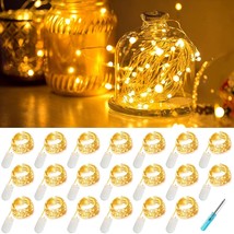 20 Pack Fairy Lights Battery Operated 3.3Ft 20 Led Mini String Lights Copper Wir - £22.69 GBP