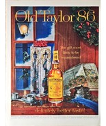 OLD TAYLOR 86 - The Kentucky Bourbon With Better Taste - 1961 Vintage Pr... - $11.13