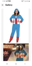  Marvel AMERICAN DREAM Adult L/XL 1 Piece Zipster Cozie Costume - £18.36 GBP