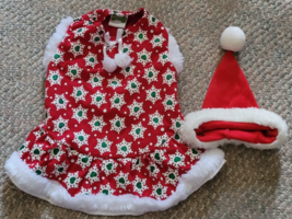 Wag- A-Tude Petco 2 Pcs. Size Small Dog/Cat Christmas Costume Hat Snowfl... - $203.18 MXN