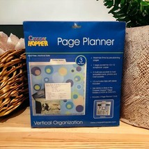 NEW Cropper Hopper Page Planner Vertical Organization 3 planner cards Or... - $11.87