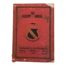 The Academy Annual Students Of Halifax High School Xmas 1913 Vintage Eph... - £18.39 GBP