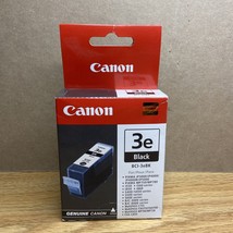 Canon Bci 3e Black Ink Cartridge – New – Genuine - Sealed. Nib - £5.43 GBP