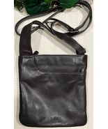 Radley London Leather Crossbody Pocket Saddle Bag Swingpack Mahogany Brown - $527.73 MXN