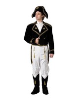 Deluxe Napoleon Bonaparte Theatrical Quality Costume, XLarge Black - £319.73 GBP