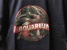 TeeFury Jurassic XXLARGE I Survived The Jurassic Aquarium BLACK - £12.63 GBP