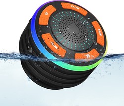 Bluetooth Speakers, Ssouwao Ipx7 Waterproof Shower Speaker, Led Colorful Lights, - £31.05 GBP