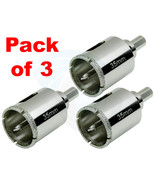 3 Pack Diamond Hole Saw 1-3/8inch 35mm Ceramic Tile Granite Drill Bit - £23.16 GBP