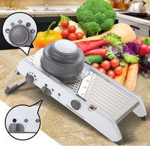 Slicer Manual Vegetable Cutter for Kitchen Terka Adjustable Stainless Steel Knif - £48.52 GBP