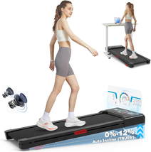 450 Lbs Capacity and RGB LED Screen under Desk Treadmill with Hiking Mod... - $522.35