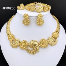 Women Fashion Jewelry Set Necklace Earrings For Women Free Shipping Nigeria Brid - £54.90 GBP