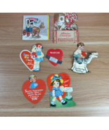 7 Vintage Valentine Card Mechanical Die Cut USA Ephemera Junk Journal - €17,06 EUR