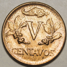 Colombia 5 Centavos, 1963 Gem Unc~Free Shipping - £5.54 GBP