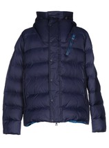 Club Des Sport Men&#39;s Blue Down Hood Italy Coat Jacket Size US 3XL - £102.71 GBP