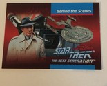 Star Trek Next Generation Trading Card #BTS1 Behind The Scenes Patrick S... - £1.55 GBP