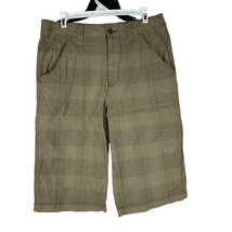 Columbia Sportswear Men&#39;s Omni-Shade Plaid Flat Front Shorts Size 30 - £11.77 GBP