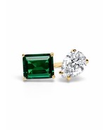 Emerald Toi et Moi Ring - £27.65 GBP