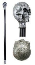 Celtic Astrology Belenos Sun &amp; Star God Skull Decorative Prop Walking Cane Stick - £31.45 GBP