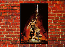 Conan the Barbarian 1982 Red Sonja Arnold Schwarzenegger Classic Cover Poster - £2.34 GBP