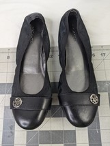 Coach Black Ballet Flats Elastic See Measurements Sz 7? - £31.32 GBP