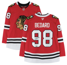 Connor Bedard Autographed Blackhawks Authentic Premium Red Jersey Fanatics - $1,019.00