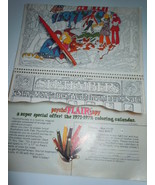 Vintage Psychoflairapy Calendar Box Print Magazine Advertisement 1971  - $8.18 CAD