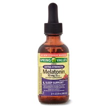 Spring Valley Liquid Melatonin Dietary Supplement, 10 mg, 2 oz - $23.79