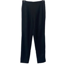 Givenchy Paris Wool Split Hem Pants Black Size FR38 US6 Small - £38.26 GBP