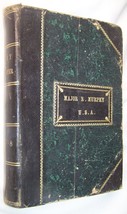1867-1868 Antique Us Army Register Civil War Vet Rooster Maj E Murphy Book Gar - £105.30 GBP