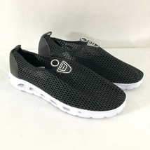 Fashion Womens Sneakers Water Shoes Fabric Slip On Mesh Black Size 37 US 6 - £15.12 GBP