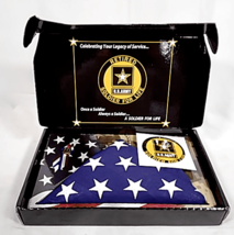 Retired Soldier for Life U.S. Army Retired Box with Army Pin, Flag, and Decals - £37.08 GBP