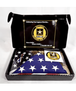 Retired Soldier for Life U.S. Army Retired Box with Army Pin, Flag, and ... - £36.68 GBP