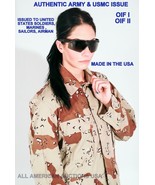 USGI CHOCOLATE CHIP 6 COLOR CAMOUFLAGE DESERT STORM 1990 JACKET MEDIUM S... - $22.21