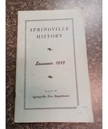 Springville History NY Souvenir 1939 Springville Fire Department - $564.31 MXN