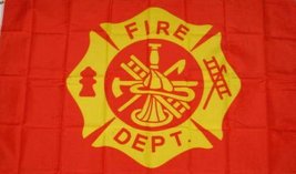 3X5 Ft Fire Department Dept. Sign Flag - £3.82 GBP