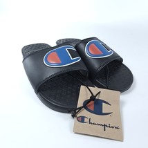 Champion Unisex Black Super Slide Slip-on Sandal Shoe Size Womens 7 - $15.83